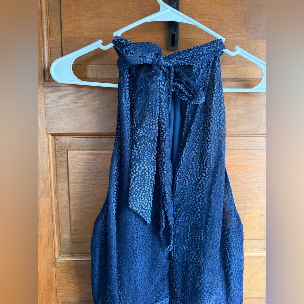 Anthropologie Velvet Nova Jumpsuit in Navy 🦋 - Picture 9 of 12